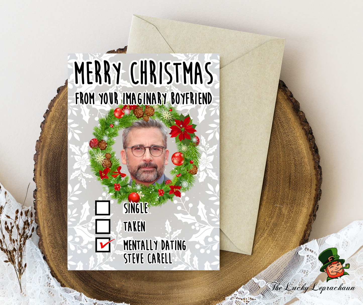 Steve Carell Christmas Card