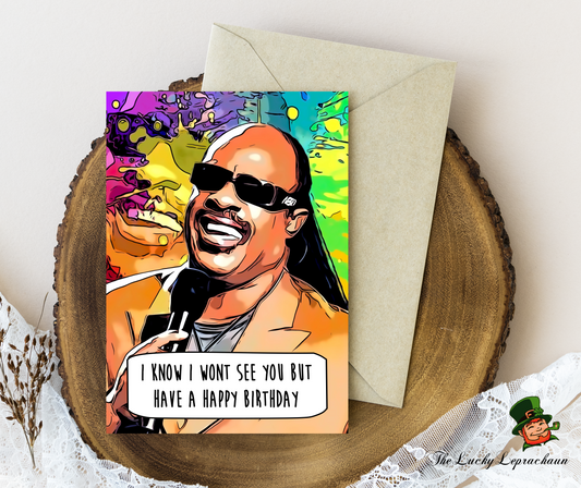 Steve wonder Birthday Card