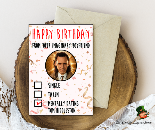 Tom Hiddleston Birthday Card