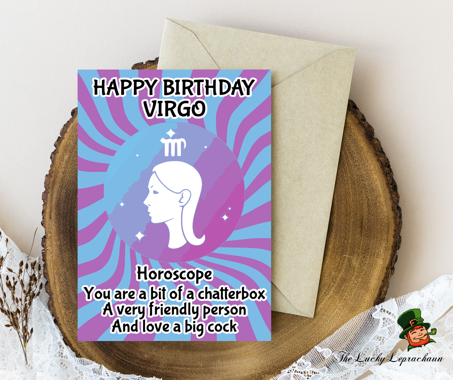 Horoscope Virgo Birthday Card