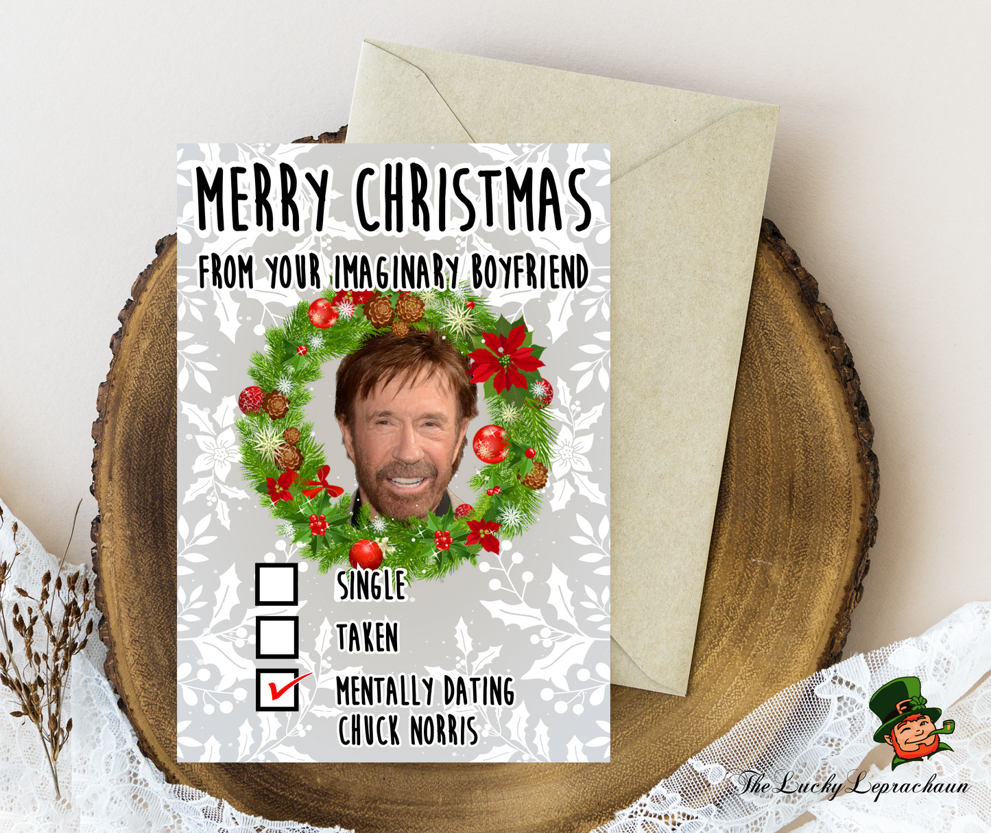 chuck norris Christmas Card