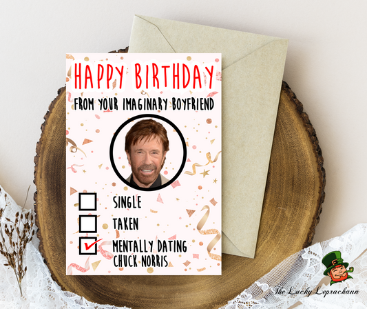 chuck norris Birthday Card