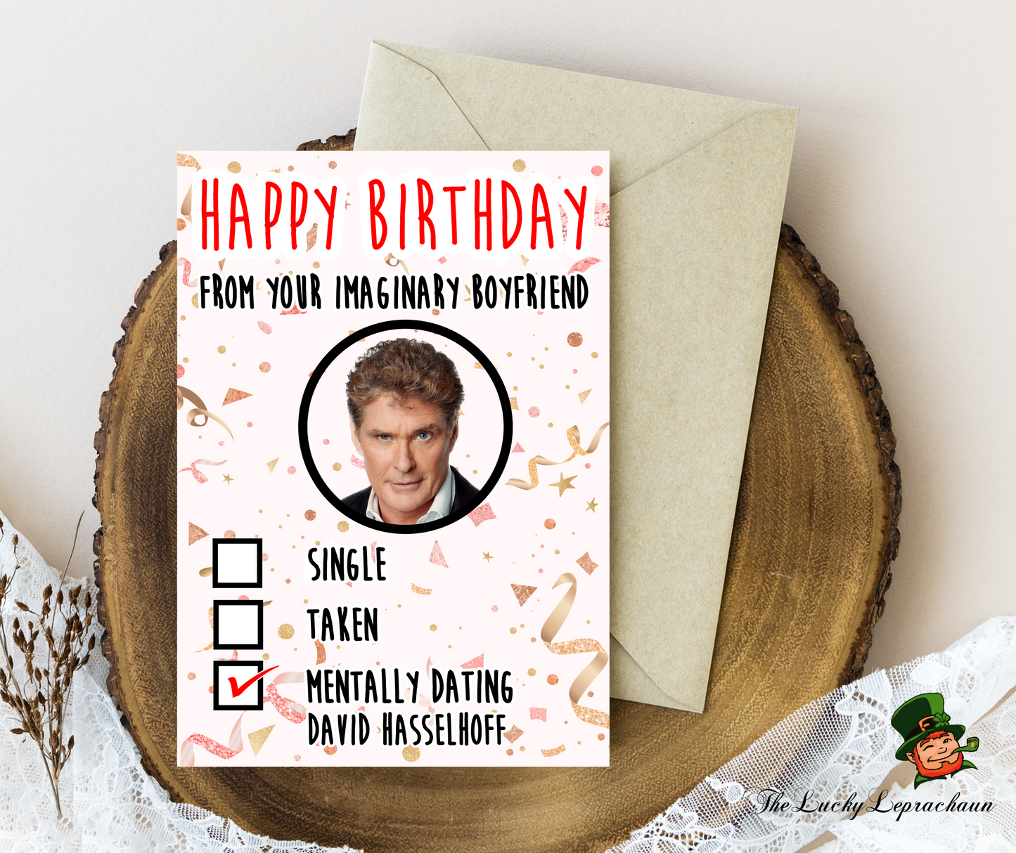 david hasselhoff Birthday Card