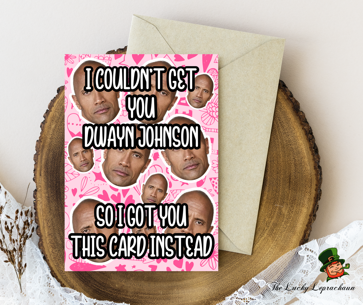 Dwayne Johnson Birthday Card