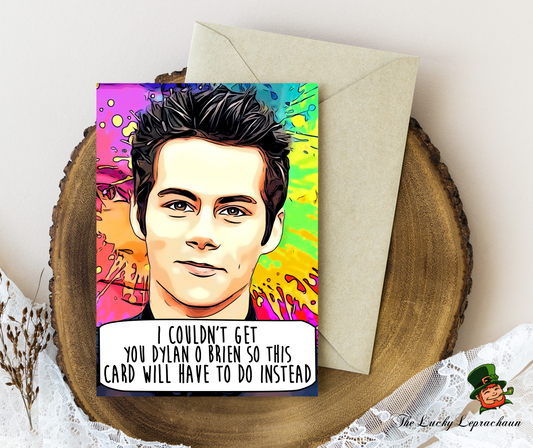 dylan o brien Birthday Card