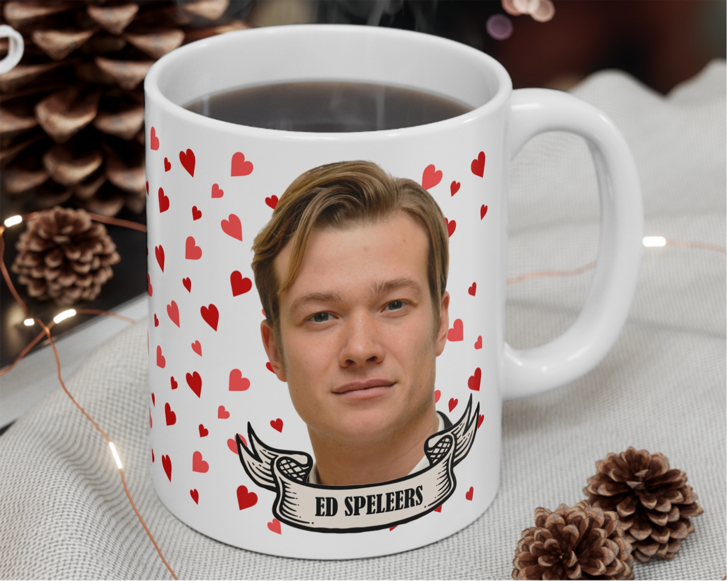 ed speleers Celeb Mug