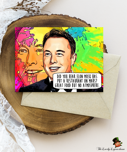 elon musk Birthday Card