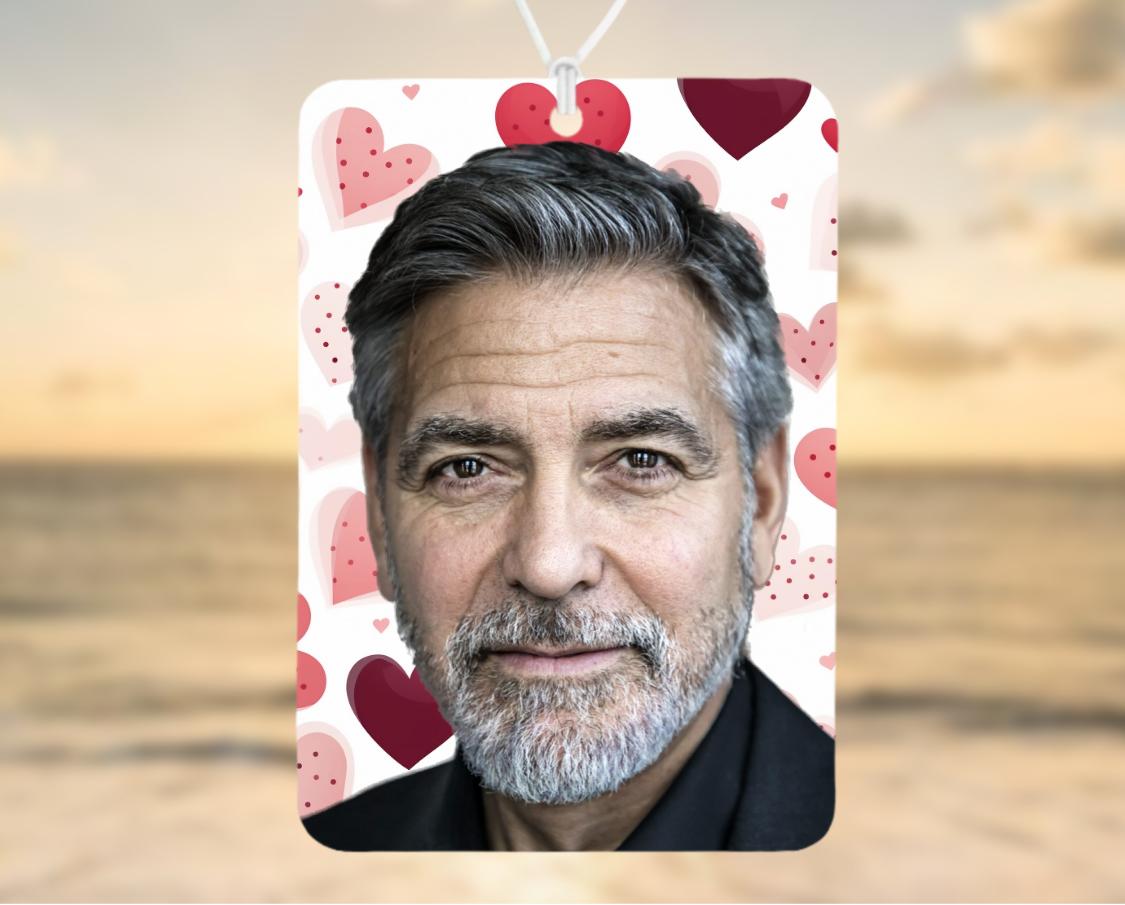 Car Air Freshener George Clooney