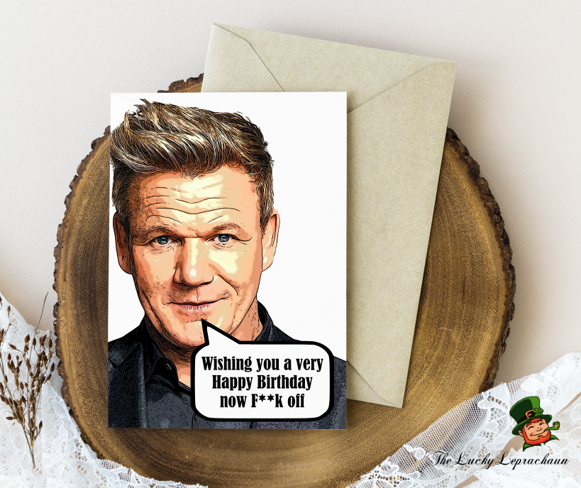 gordon ramsey Birthday Card