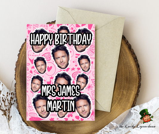 james martin Birthday Card