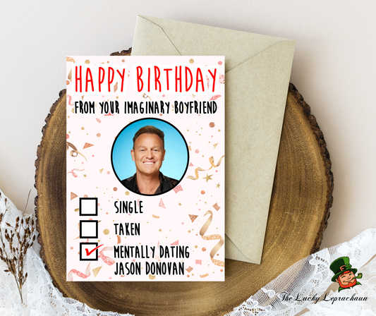 jason donovan Birthday Card