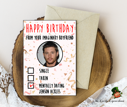 jenson ackles Birthday Card