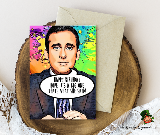 The Office Birthday Card