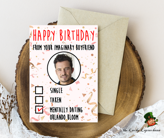 orlando bloom Birthday Card