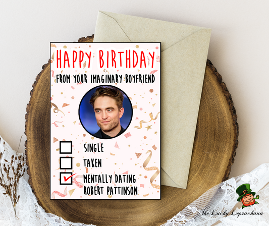 robert pattinson Birthday Card