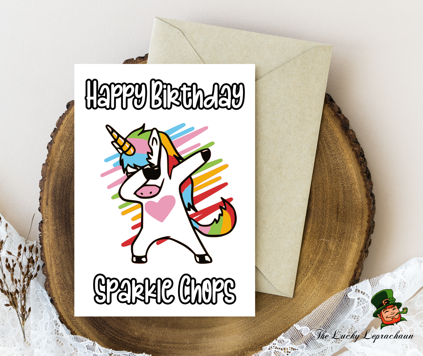 Funny Unicorn Birthday Card