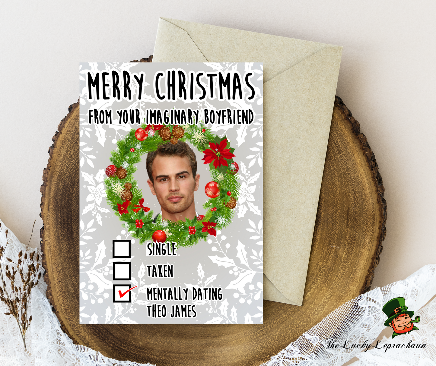 theo james Christmas Card