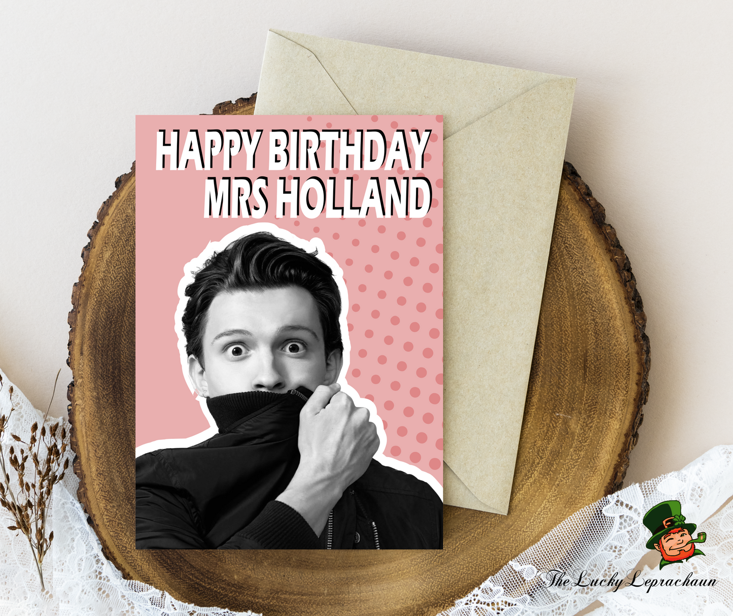 Tom Holland Birthday Card