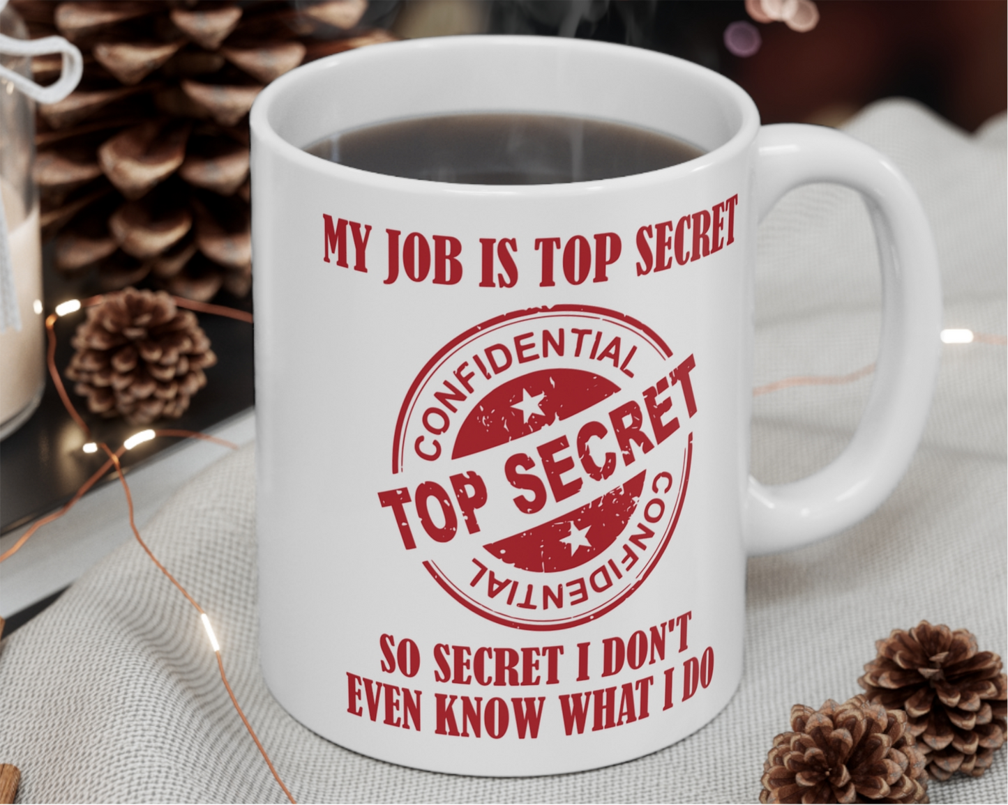 New Job Joke Mug