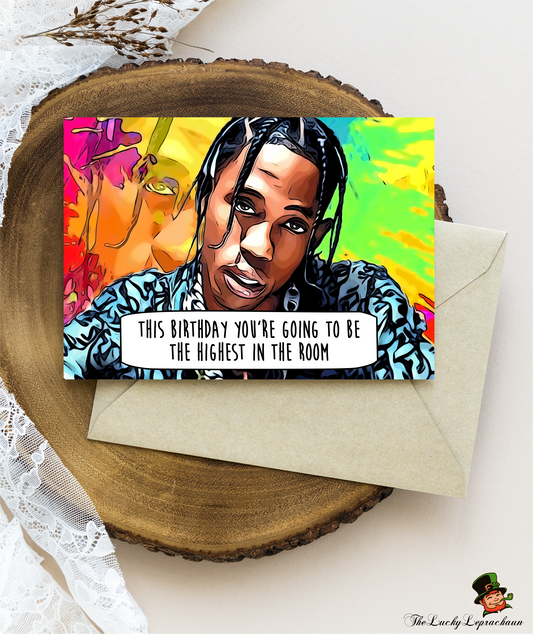 travis scott Birthday Card